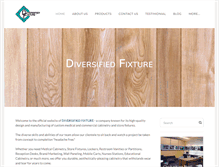 Tablet Screenshot of diversifiedfixture.com